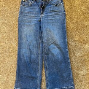 J. Crew Medium Blue Wide-Leg Denim Jeans